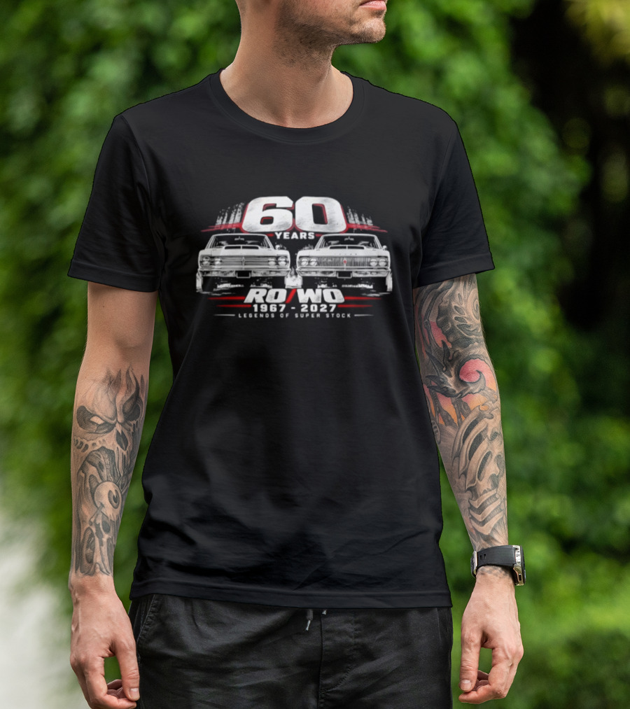 Plymouth Dodge RO WO 60 Years Legends Of Super Stock 1967 2027 T-Shirt
