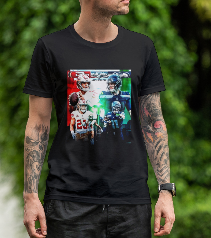 San Francisco 49ers Vs Seattle Seahawks America's Game Of The Week 2026 NFC West Showdown On Fox 4:25PM ET T-Shirt
