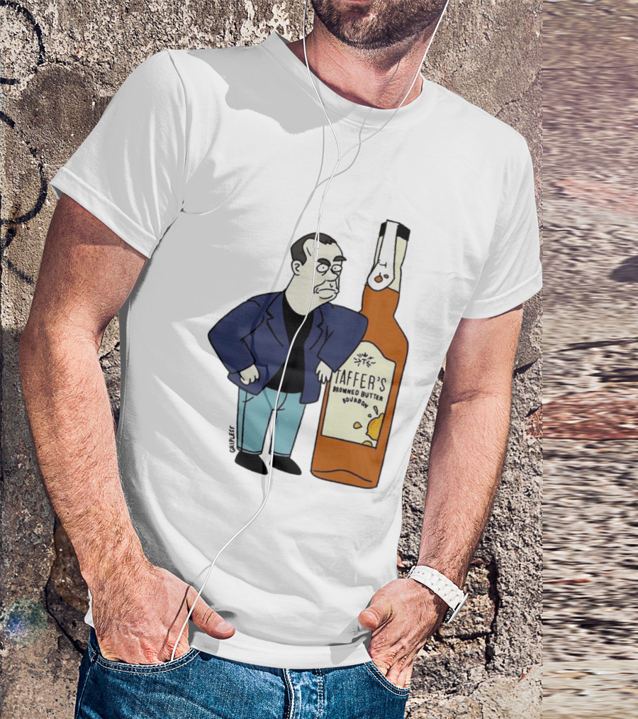 Jon Taffer Cartoon Browning Butter Bourbon Bar Rescue T-Shirt