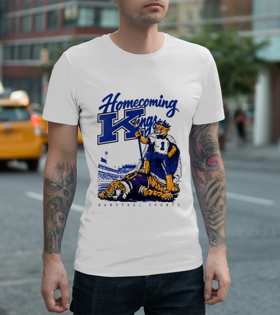 Kentucky Wildcats Homecoming King Victory Over LSU Tigers 2026 Football Barstool Sports T-Shirt