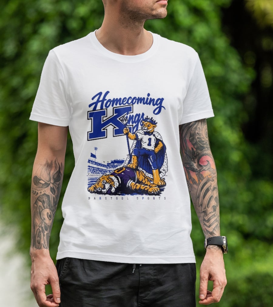 Kentucky Wildcats Homecoming King Victory Over LSU Tigers 2026 Football Barstool Sports T-Shirt