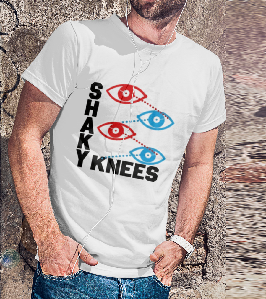 Shaky Knees Festival 2026 Piedmont Park Atlanta GA September 18 20 Red Blue Eye T-Shirt