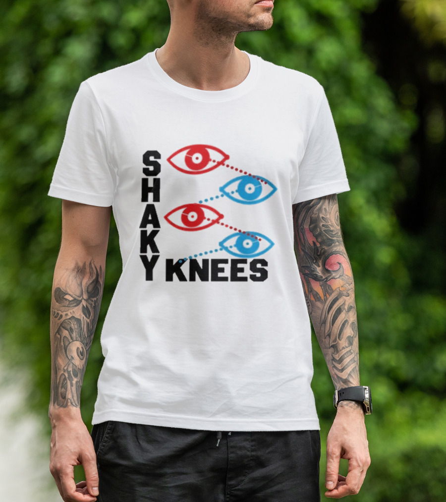 Shaky Knees Festival 2026 Piedmont Park Atlanta GA September 18 20 Red Blue Eye T-Shirt