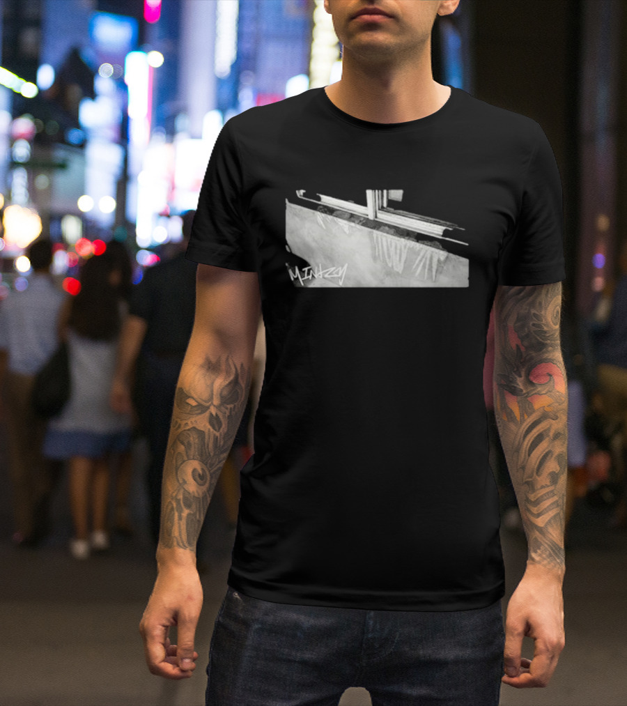 Mintzy Abstract Wall T-Shirt