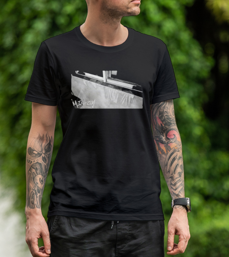 Mintzy Abstract Wall T-Shirt