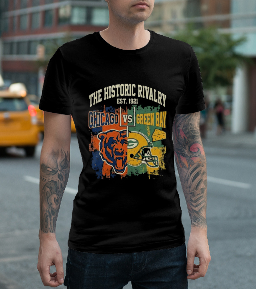 The Historic Rivalry Chicago Vs Green Bay Est 1921 T-Shirt