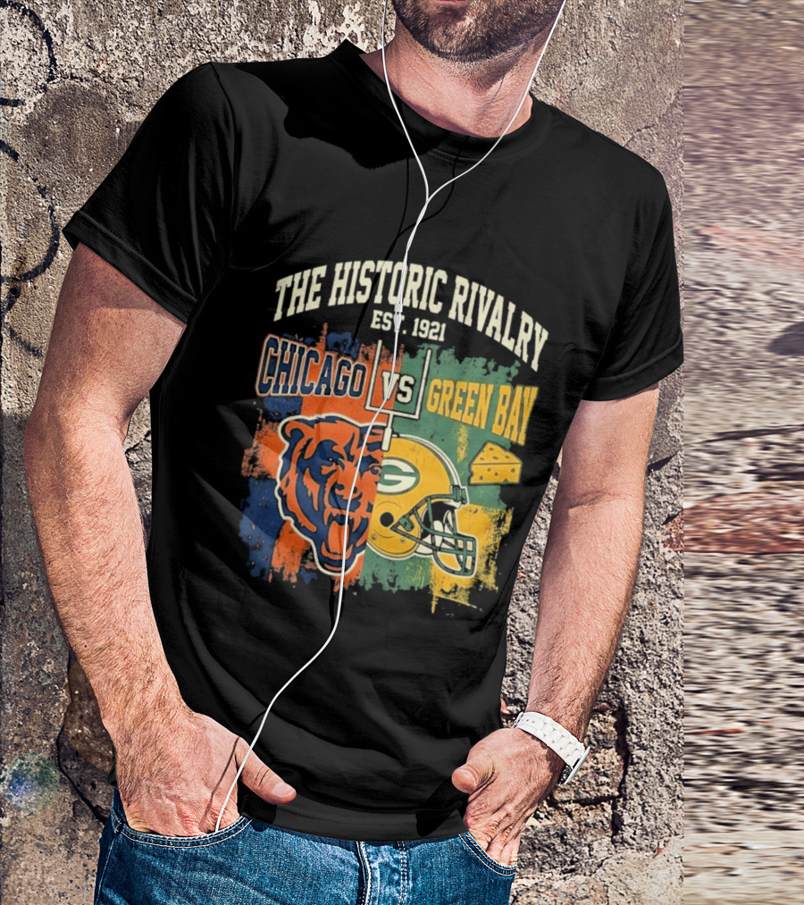 The Historic Rivalry Chicago Vs Green Bay Est 1921 T-Shirt