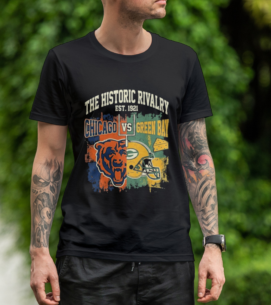 The Historic Rivalry Chicago Vs Green Bay Est 1921 T-Shirt