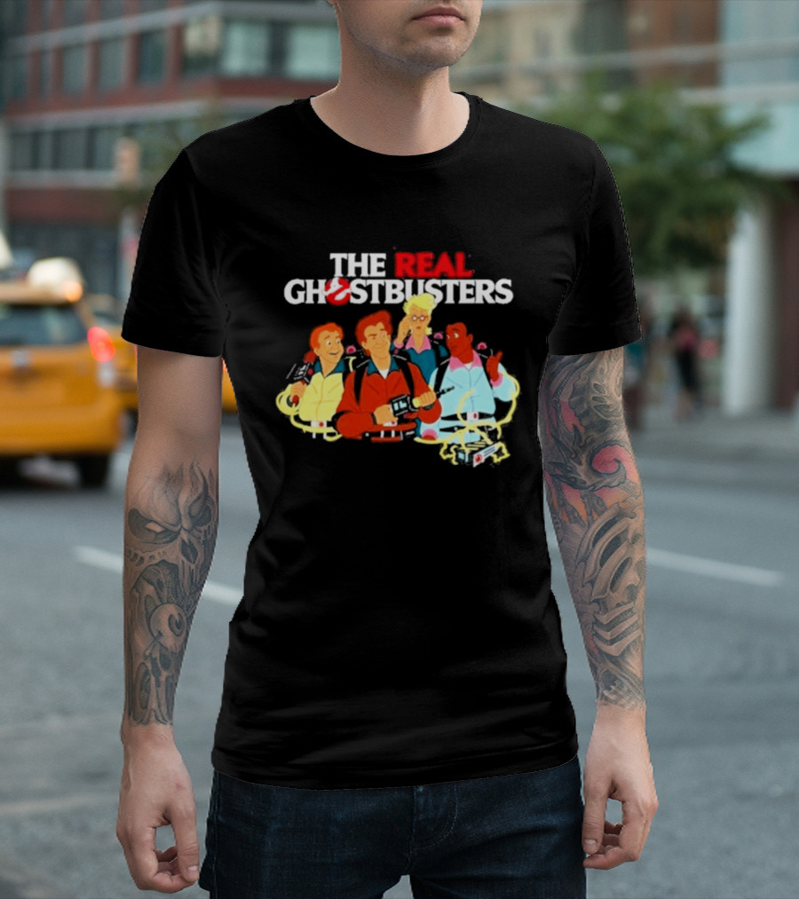 The Real Ghostbusters Investigators Retrokid Store Classic 80s Cartoon Team T-Shirt