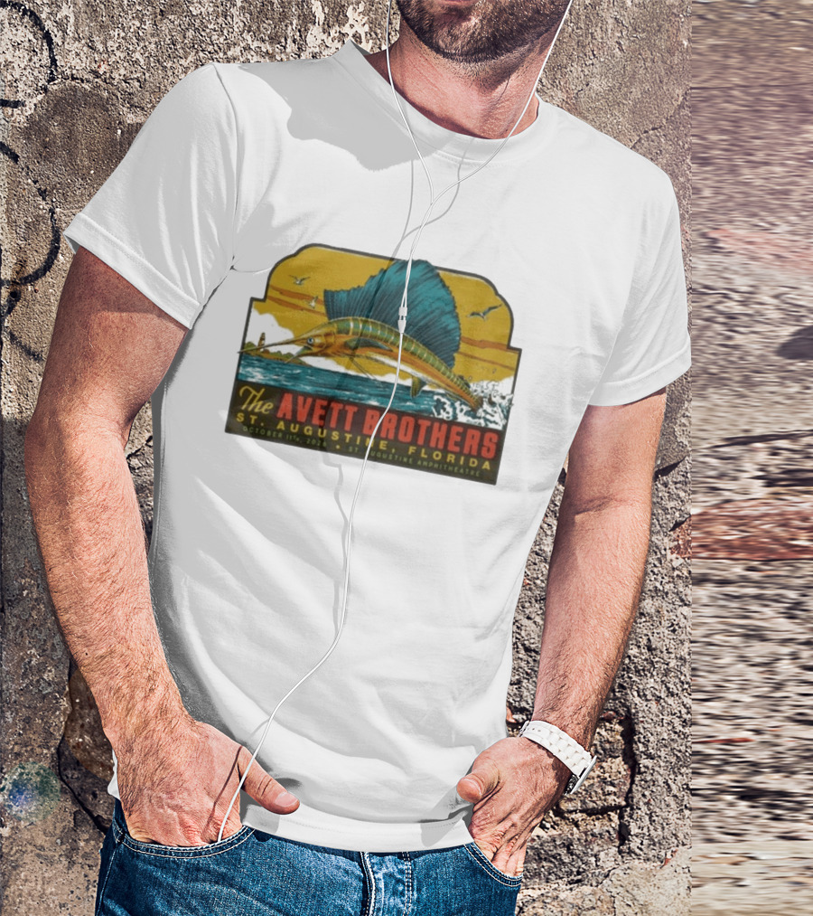 The Avett Brothers St. Augustine Florida October 11 2026 Amphitheatre Tour T-Shirt