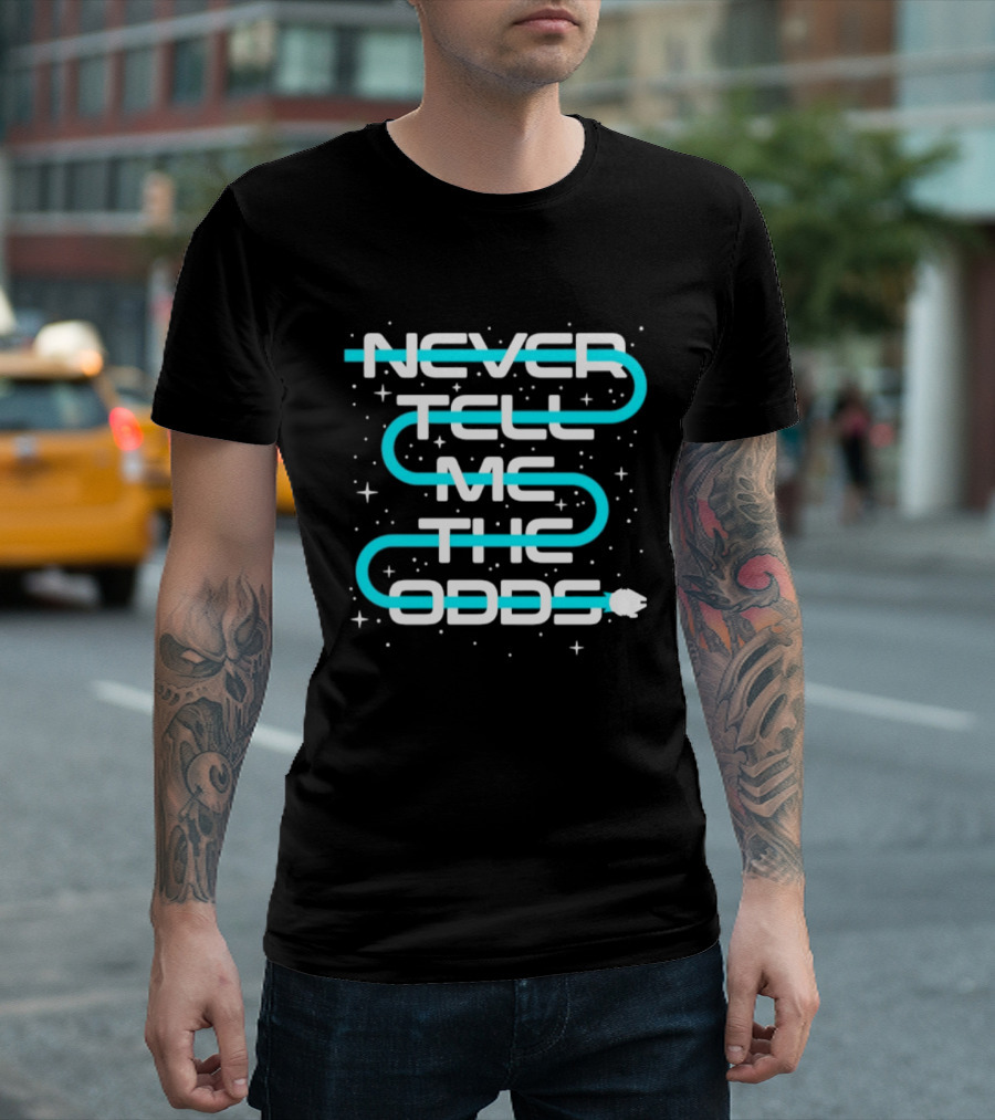 Star Wars Han Solo Never Tell Me The Odds T-Shirt