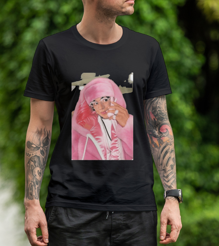 Hasan Piker Pink Fur Coat Style Darializa T-Shirt