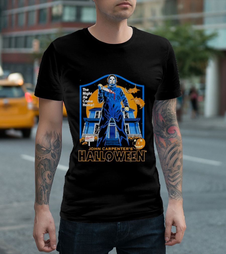 John Carpenter's The Night He Came Home Halloween Michael Myers 2026 T-Shirt