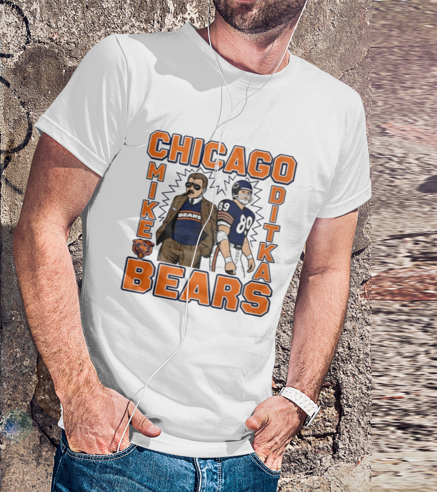 Chicago Bears Mike Ditka Classic Football Legend T-Shirt