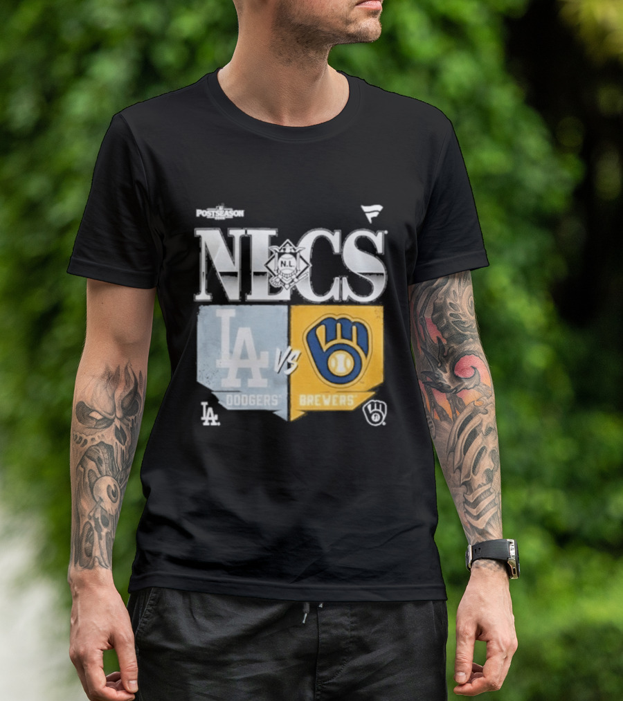 NLCS 2026 LA Dodgers Vs Milwaukee Brewers Matchup T-Shirt