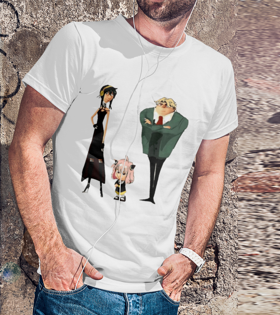 Despicable Me Spy X Family Crossover Cartoon Characters Meme T-Shirt