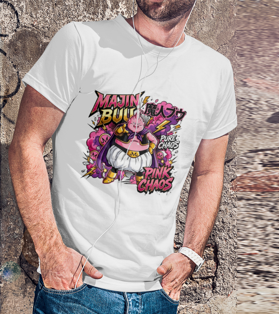 Majin Buu Pink Chaos Pure Chaos Dragon Ball Z T-Shirt