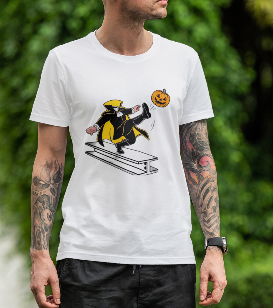 Pittsburgh Steelers Halloween 2026 Headless Horseman Of Steel T-Shirt