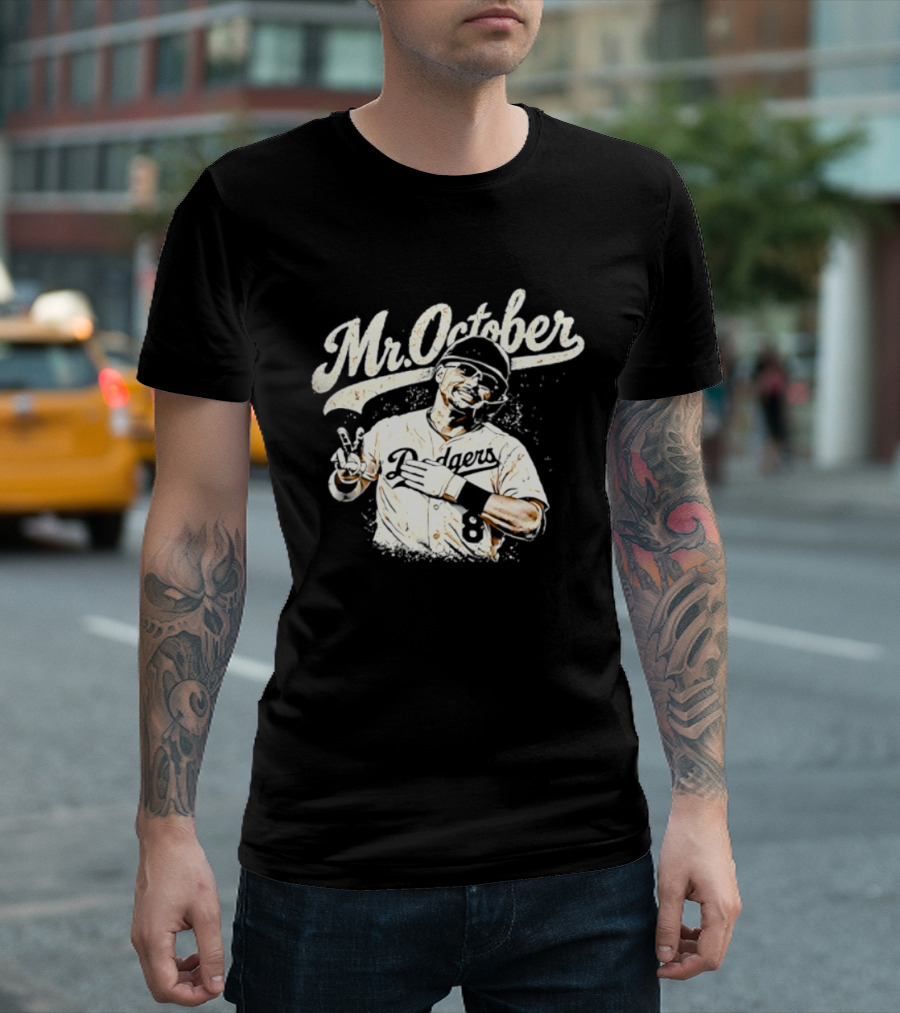 Mr October Dodgers Baseball Kike Hernandez Player T-Shirt
