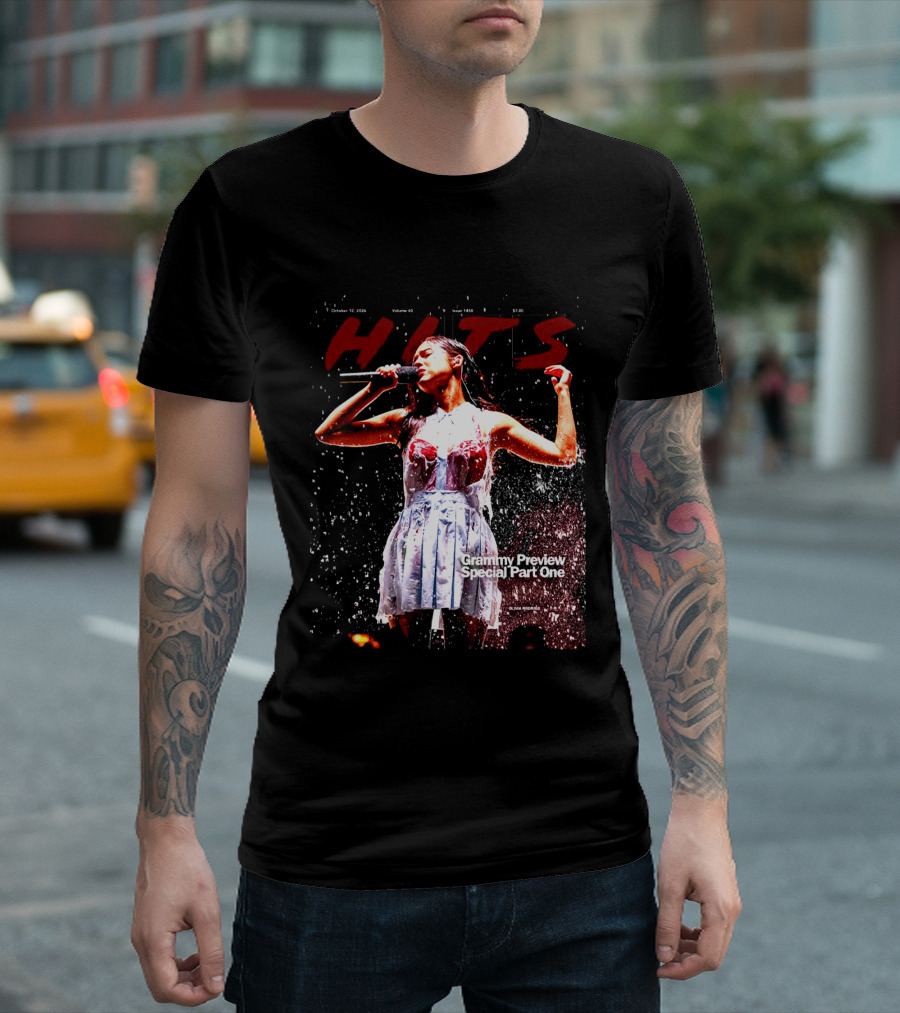 Olivia Rodrigo Hits Daily Double Issue 1458 Grammy Preview October 12 2026 T-Shirt