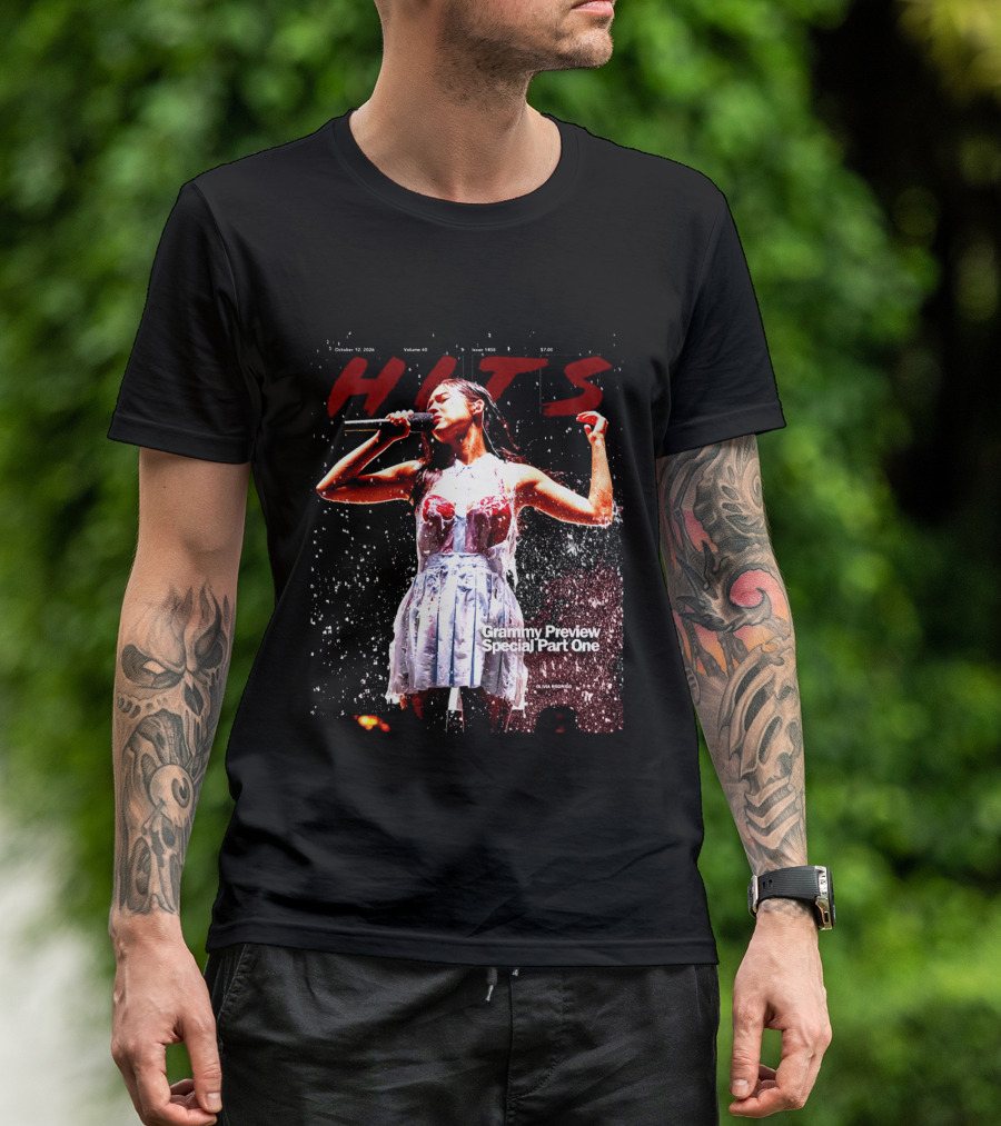 Olivia Rodrigo Hits Daily Double Issue 1458 Grammy Preview October 12 2026 T-Shirt