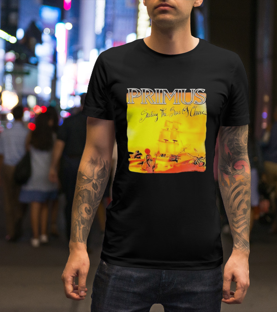 Primus Sailing The Seas Of Cheese Album Art Les Claypool T-Shirt