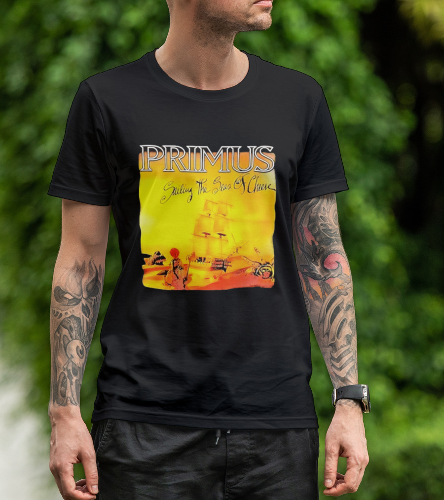 Primus Sailing The Seas Of Cheese Album Art Les Claypool T-Shirt