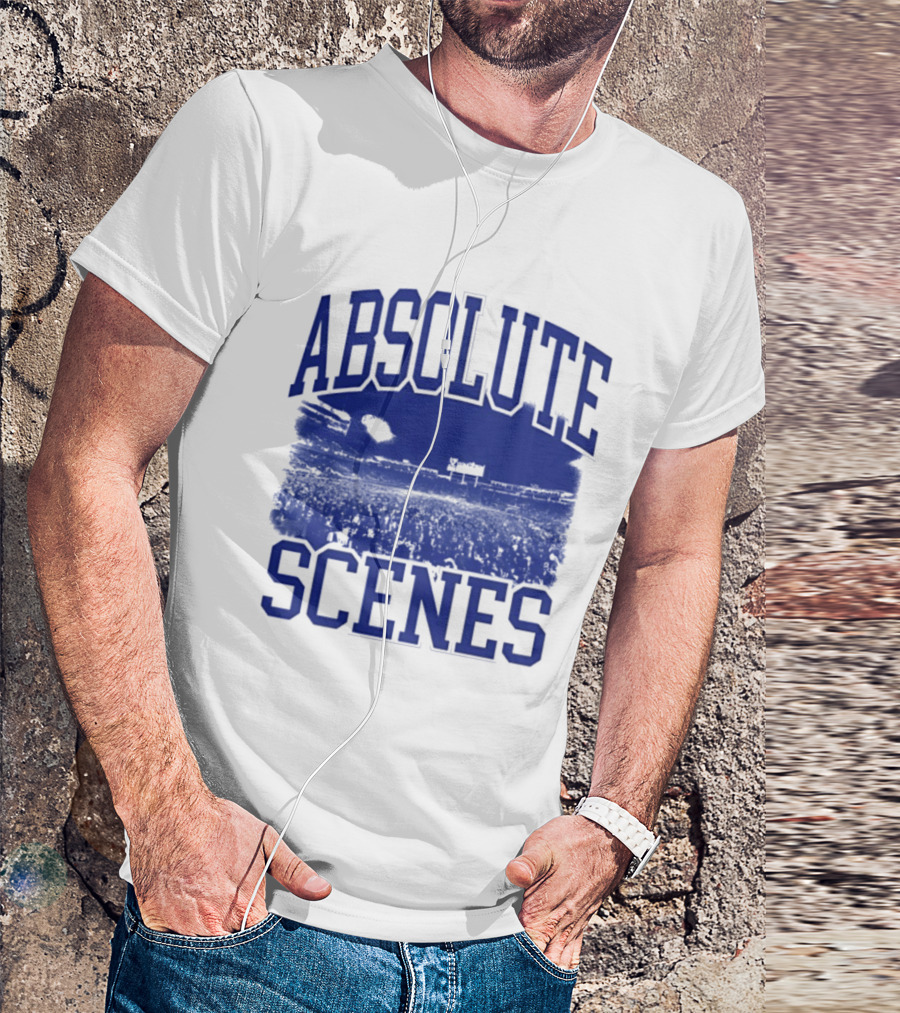Absolute Scenes Lexington Blue Stadium Crowd Event T-Shirt
