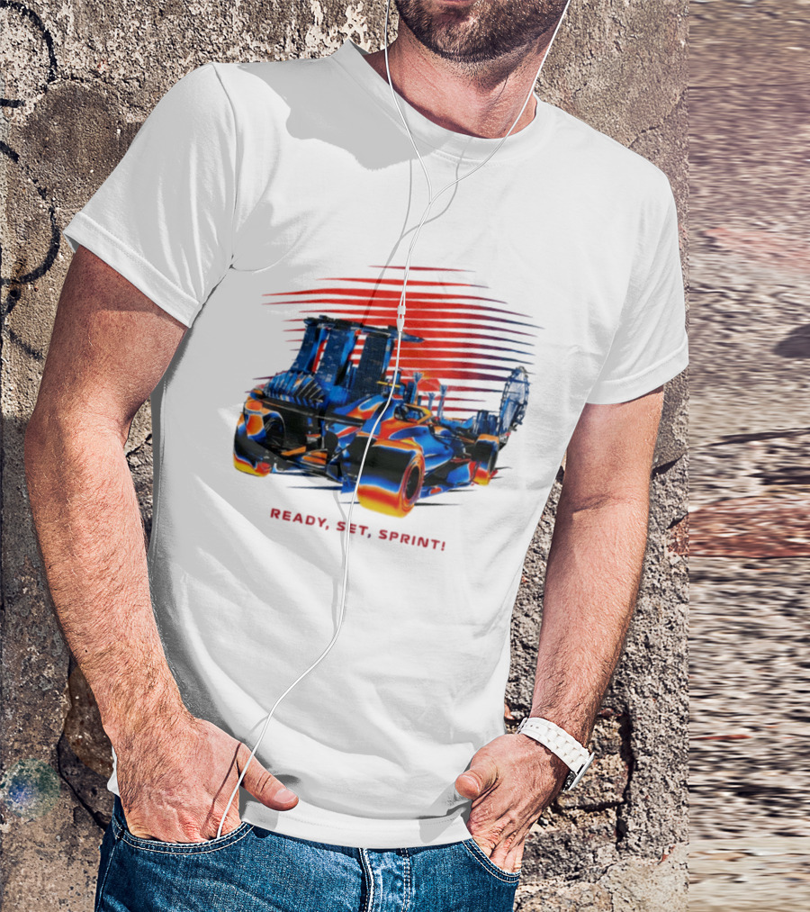 Singapore F1 Grand Prix Ready Set Sprint Racecar T-Shirt
