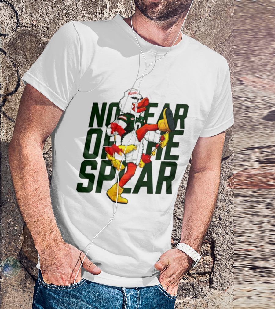 Miami Hurricanes No Fear Of The Spear Ibis Sports Team Rivalry T-Shirt