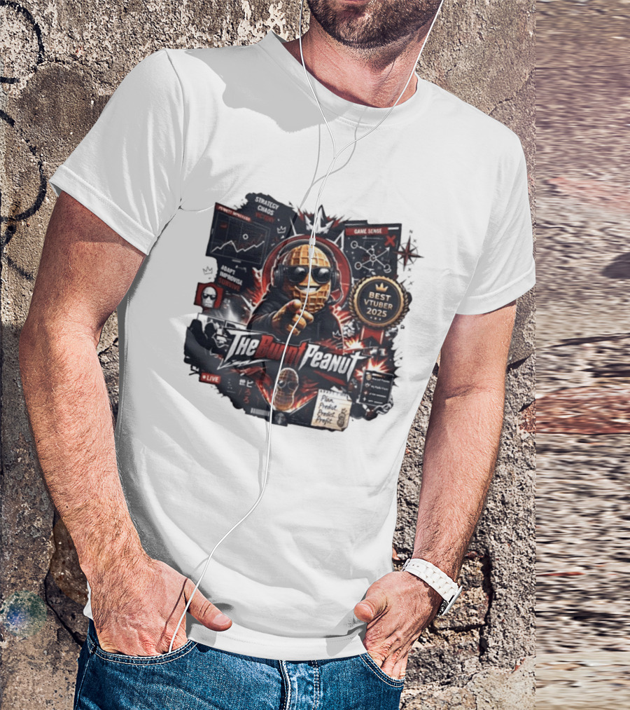 The Burnt Peanut Strategy Chaos Best VTuber 2025 T-Shirt