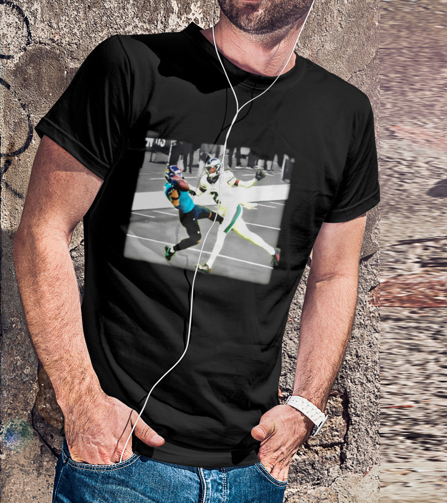 Jacksonville Jaguars Vs Philadelphia Eagles NFL Duel Action T-Shirt
