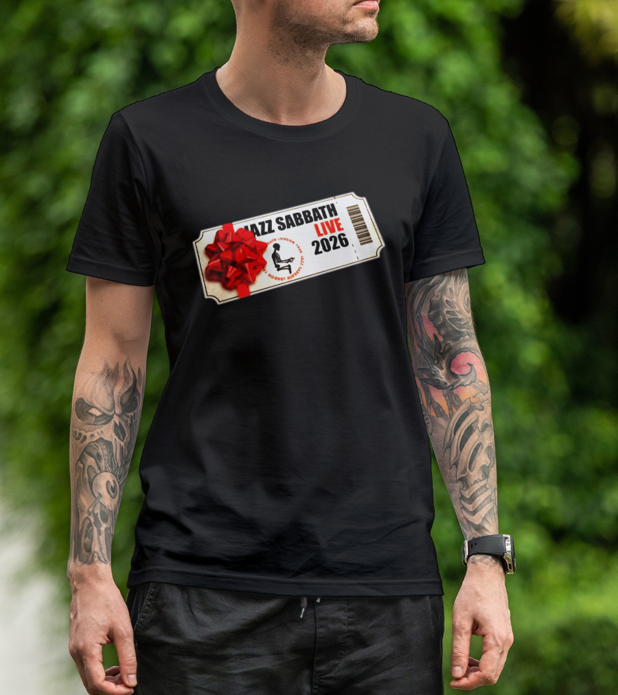 Jazz Sabbath Live 2026 Ticket With Red Bow T-Shirt