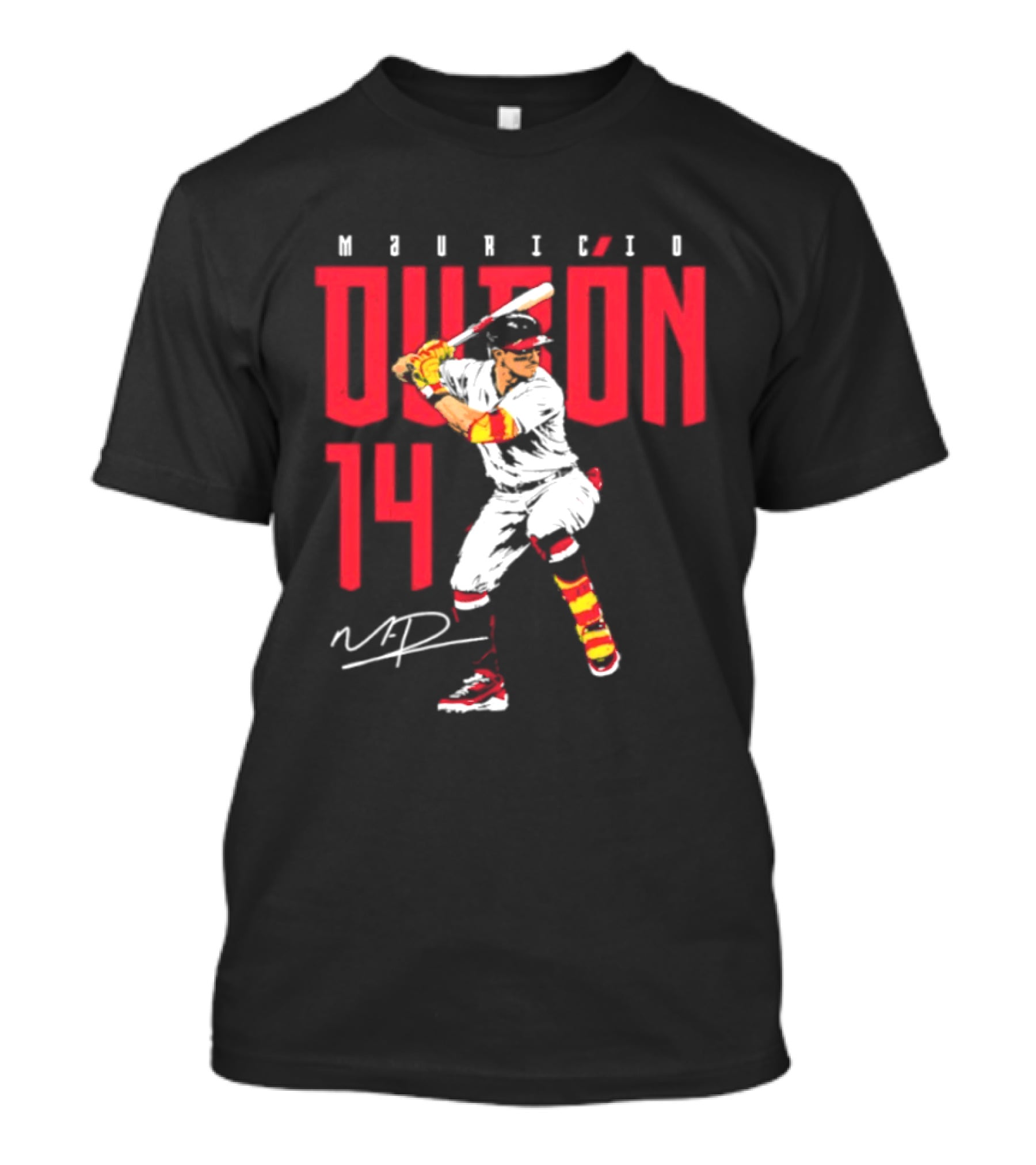 Mauricio Dubón 14 Baseball Swing MD Signature T-Shirt