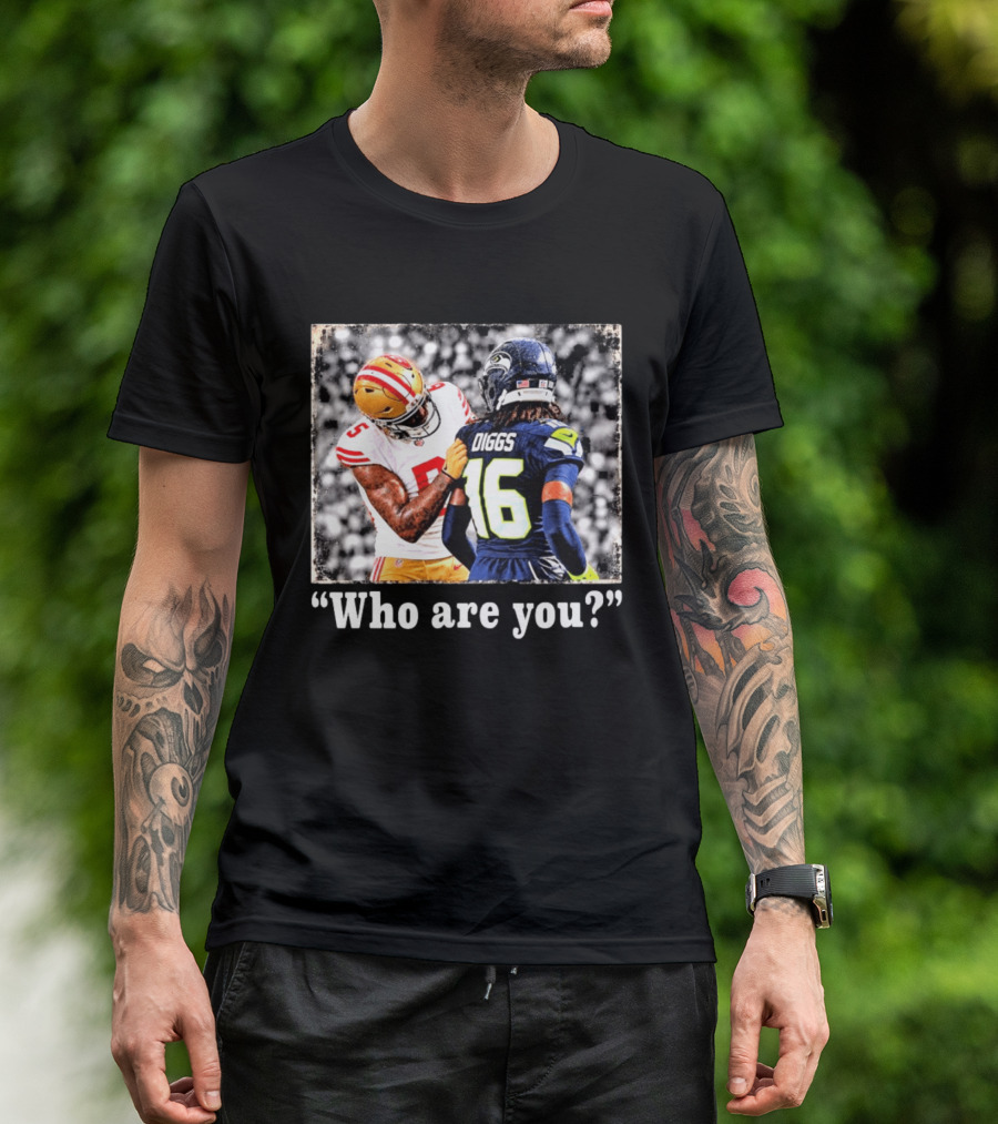 Who Are You Mike Evans Vs Seahawks Diggs NFL T-Shirt