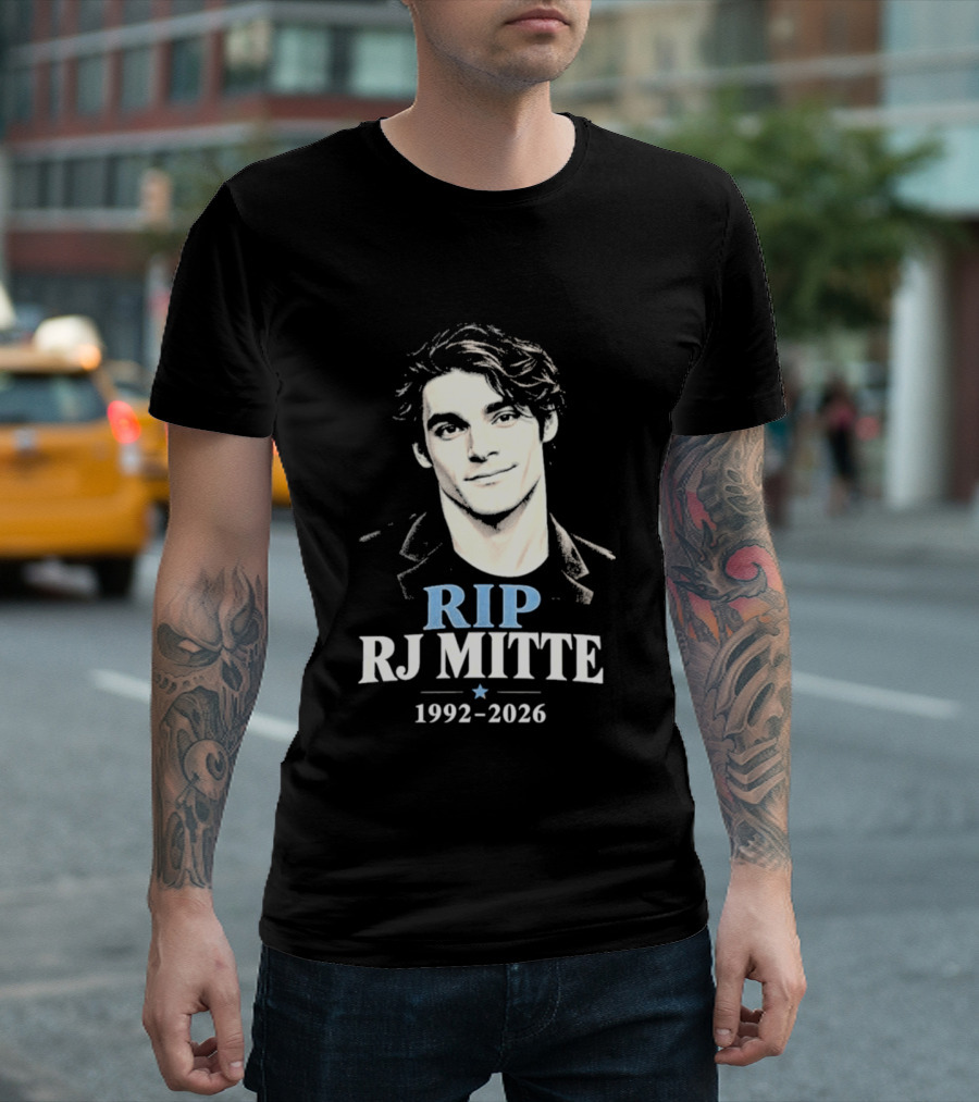 RIP RJ Mitte 1992 2026 Memorial T-Shirt