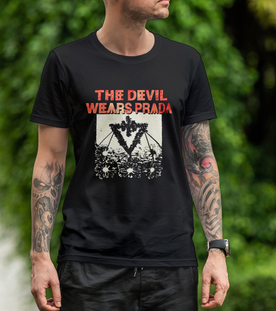 The Devil Wears Prada Flowers Tour UK And Europe 2026 Tour Dates T-Shirt