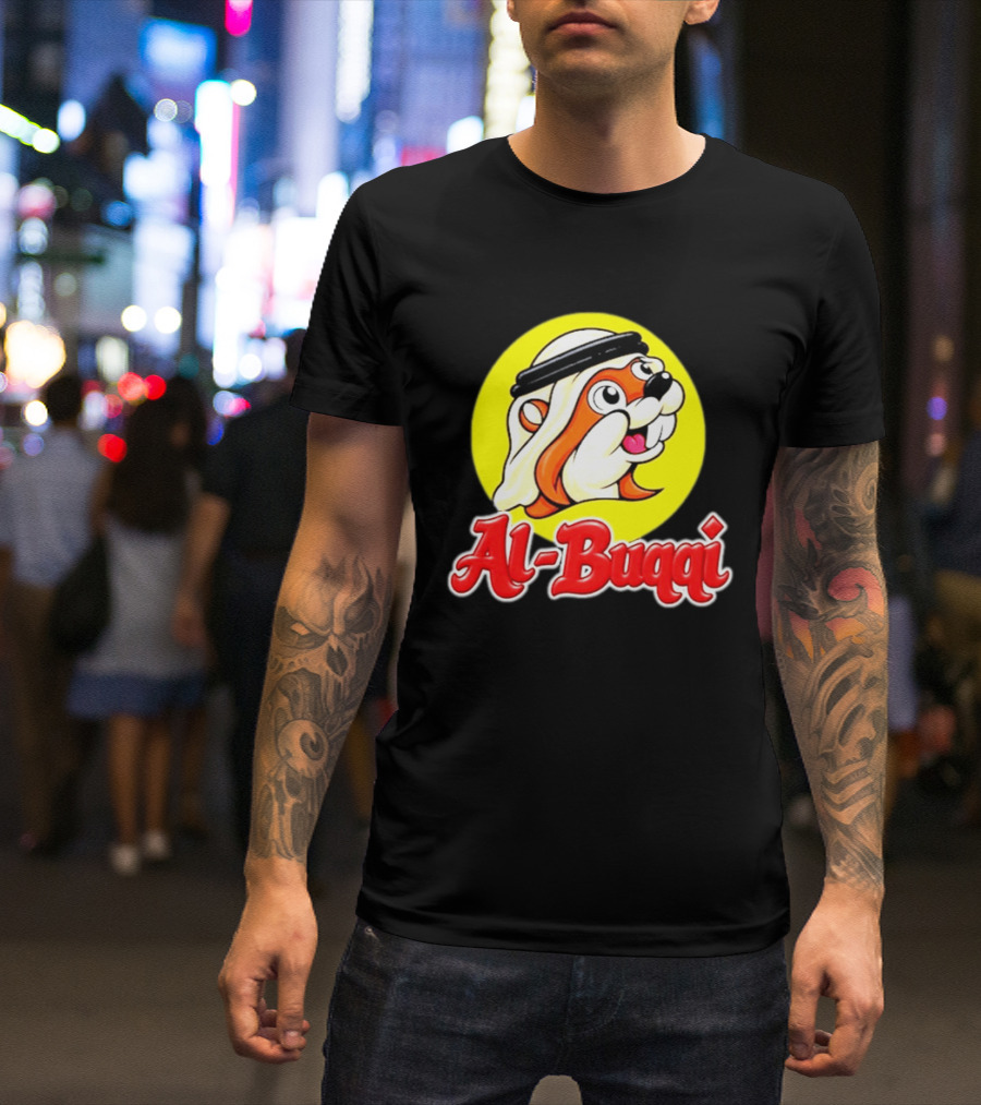 Al Buqqi Beaver Bucees Kufi Cartoon T-Shirt
