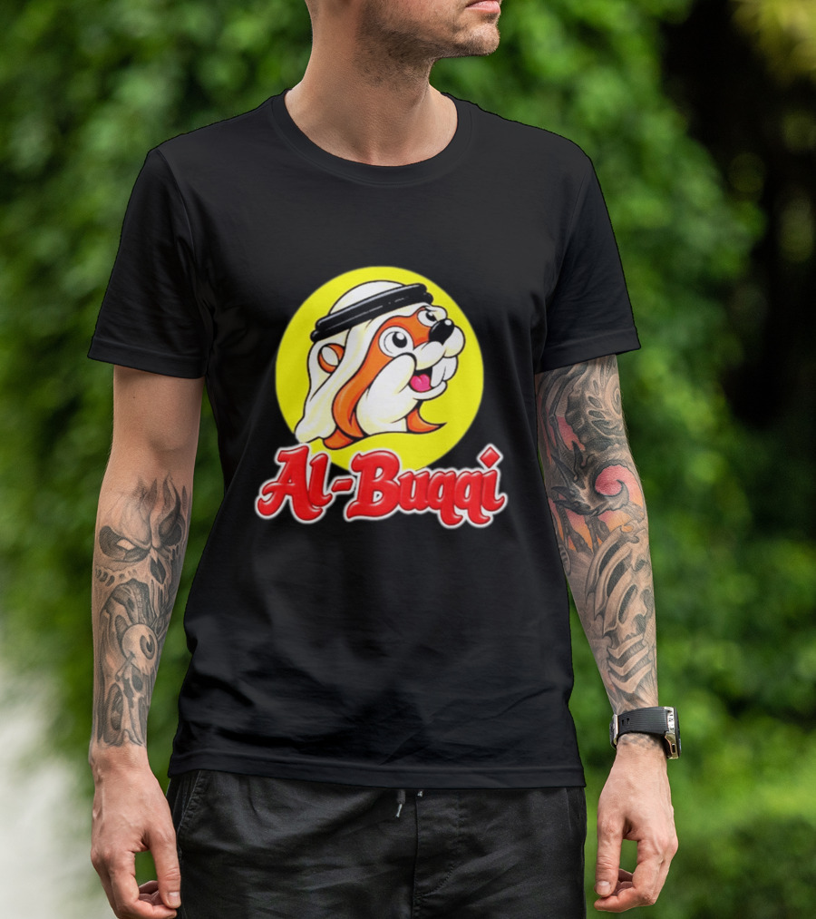 Al Buqqi Beaver Bucees Kufi Cartoon T-Shirt