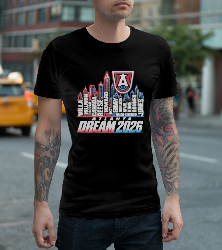Atlanta Dream 2026 Skyline A T-Shirt