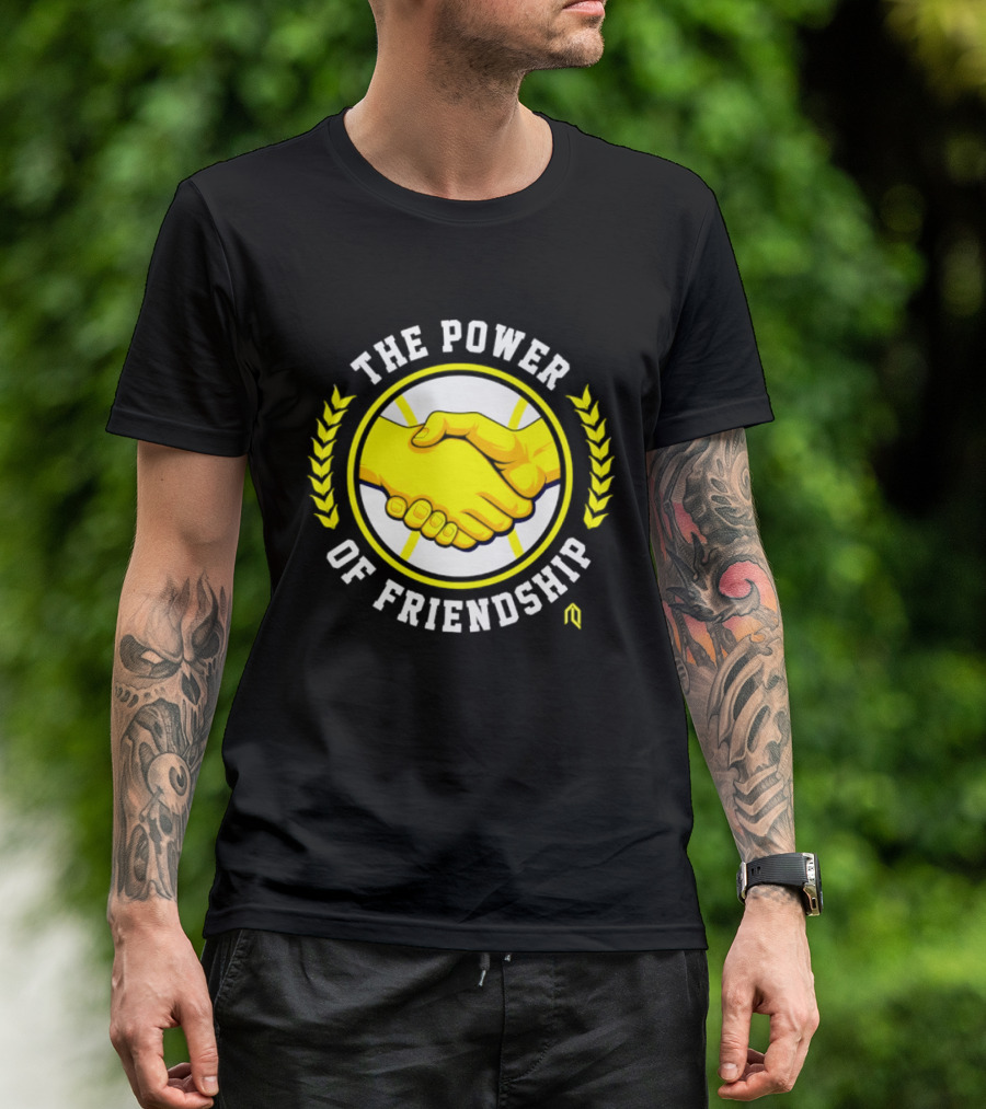 Milwaukee Brewers The Power Of Friendship Handshake Baseball T-Shirt