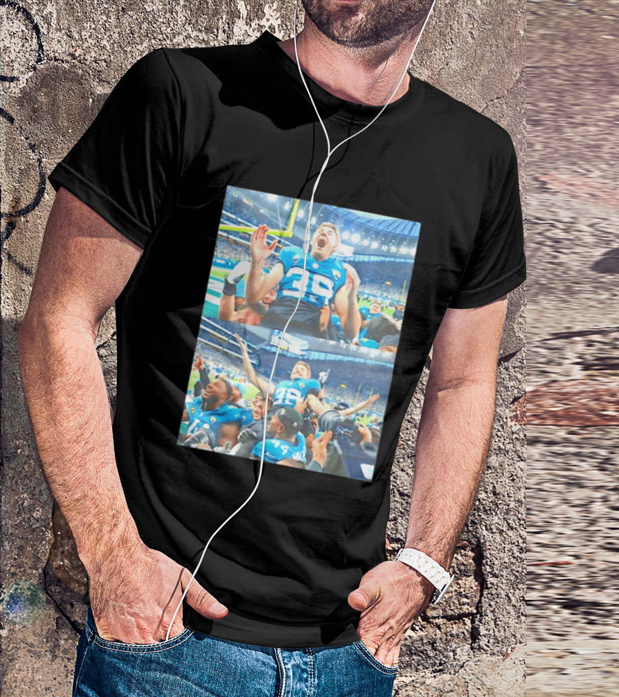 Jacksonville Jaguars Number 39 And Walker Number 44 Post Game Celebration NFL Stadium Event T-Shirt