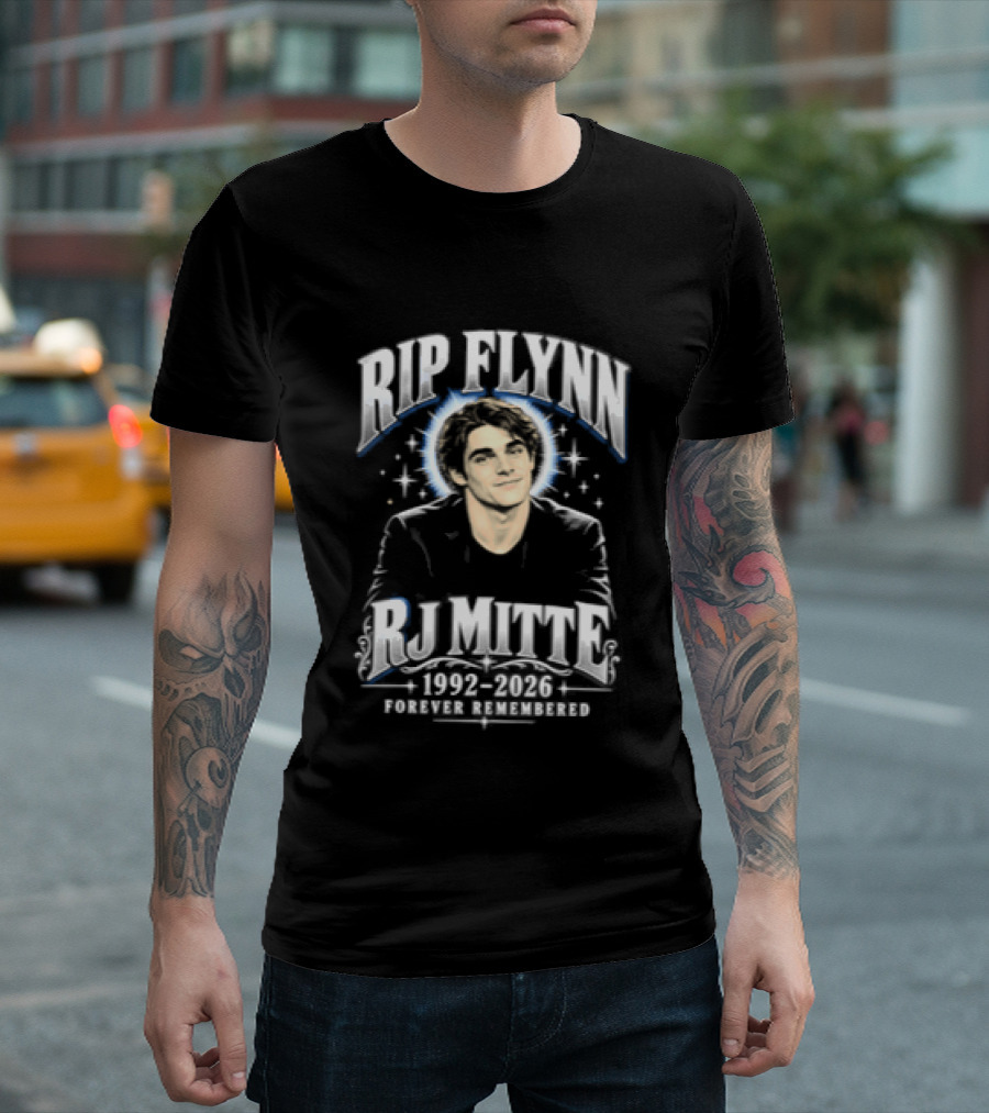 Rip Flynn RJ Mitte Forever Remembered 12/5/1992 2/22/2023 T-Shirt