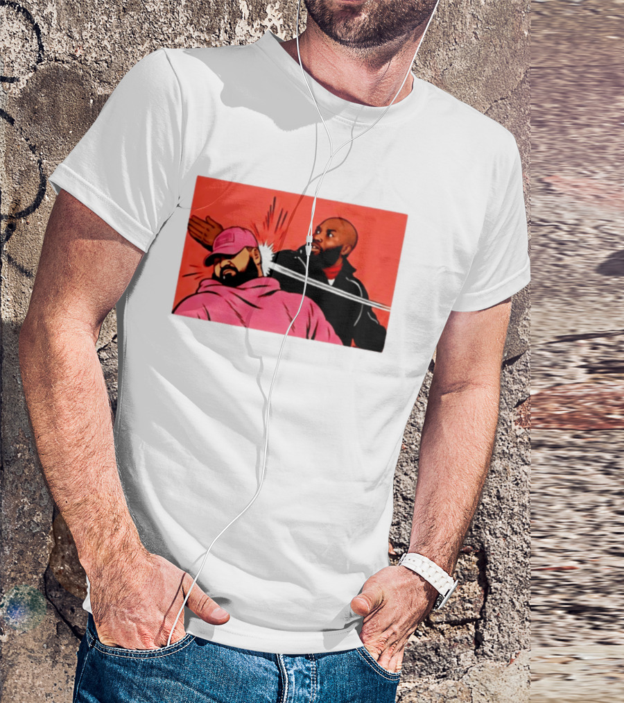 Drake Vs Rick Ross Meme Slap Red T-Shirt