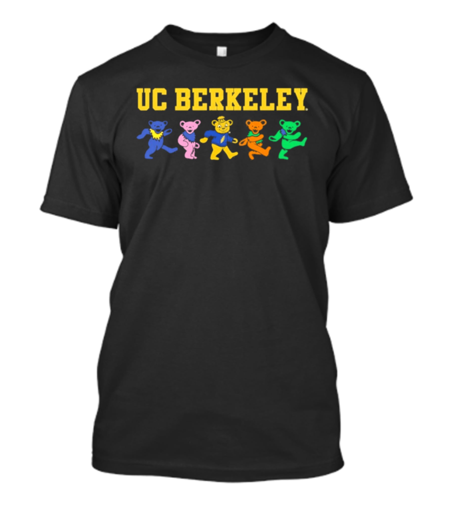 UC Berkeley Dancing Bears Grateful Dead Collaboration T-Shirt