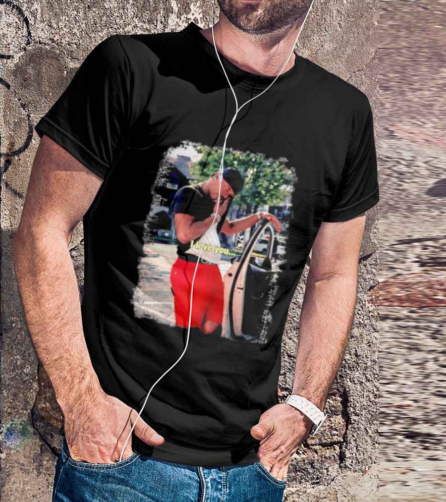 Lil Baby I Love You Meme Car Door Pose T-Shirt