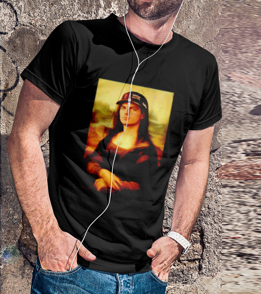 Max Verstappen Mona Lisa Meme Red Bull Racing Cap T-Shirt