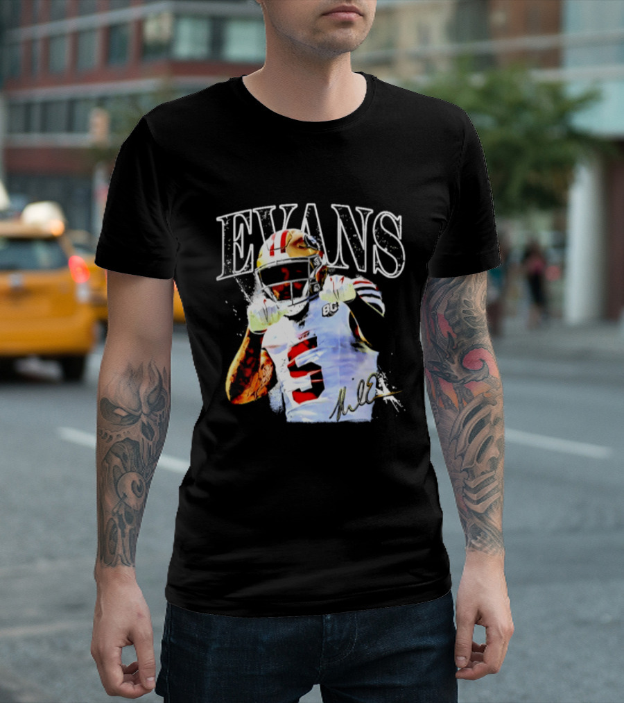 Evans San Francisco 49ers Football Player Number 13 T-Shirt