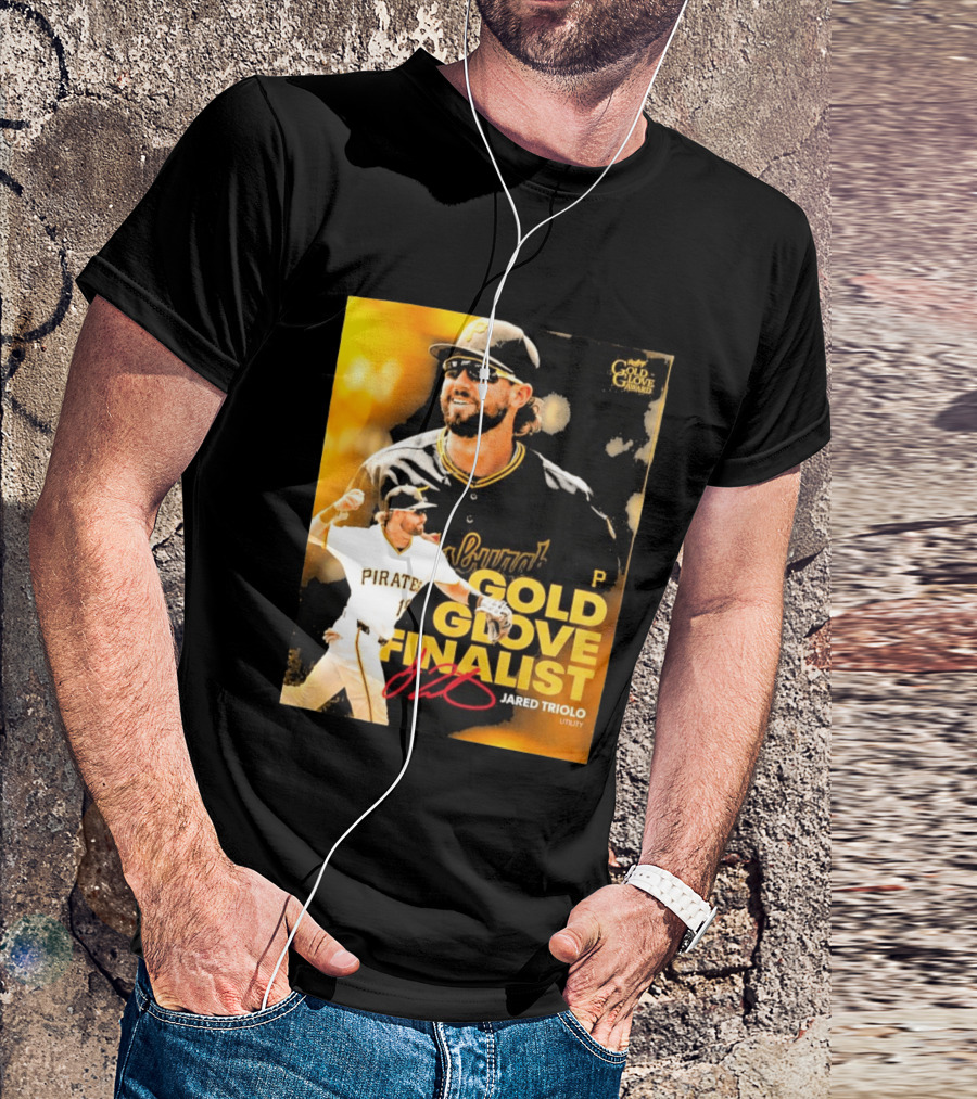 Jared Triolo Pirates Gold Glove Award Finalist Utility T-Shirt
