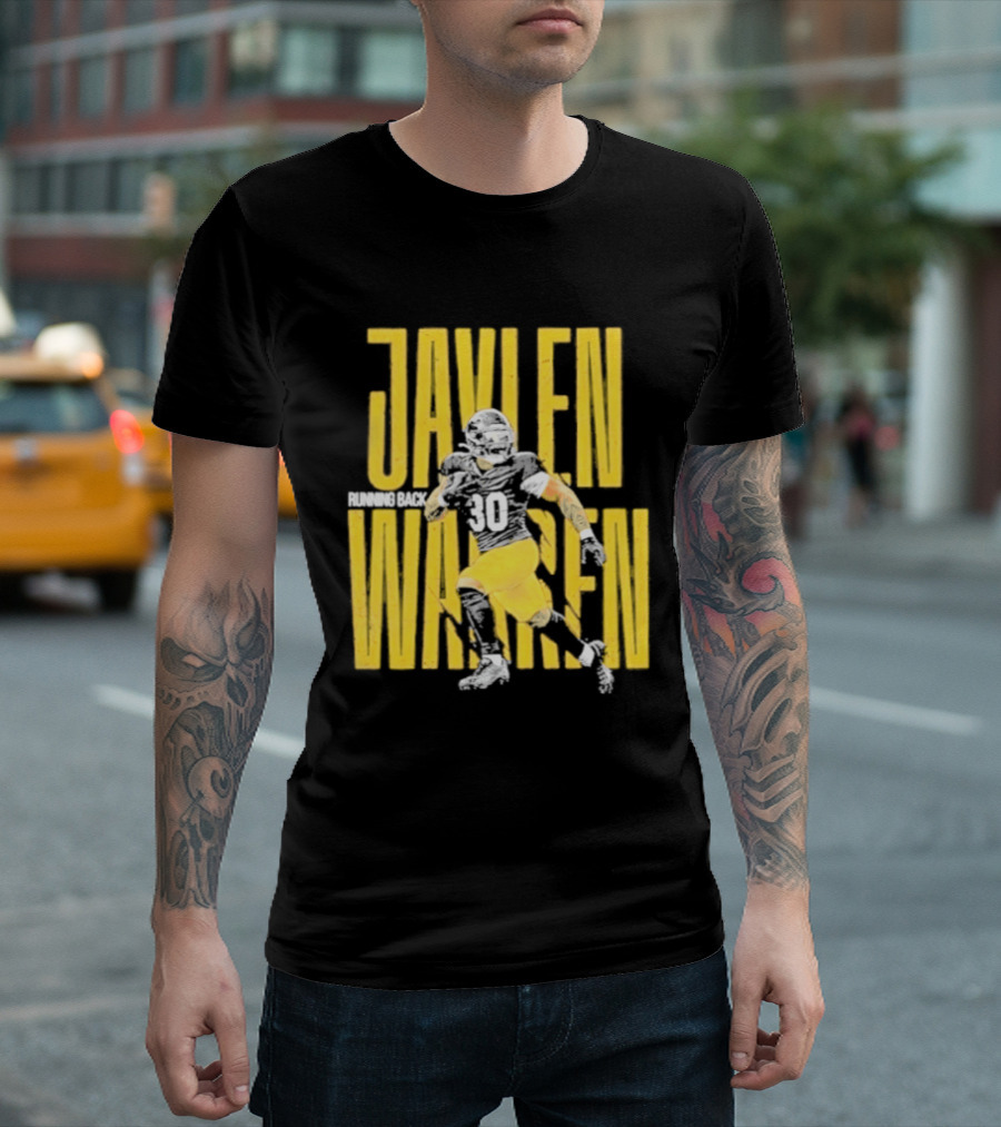 Jaylen Warren Pittsburgh Steelers Football Player Name T-Shirt